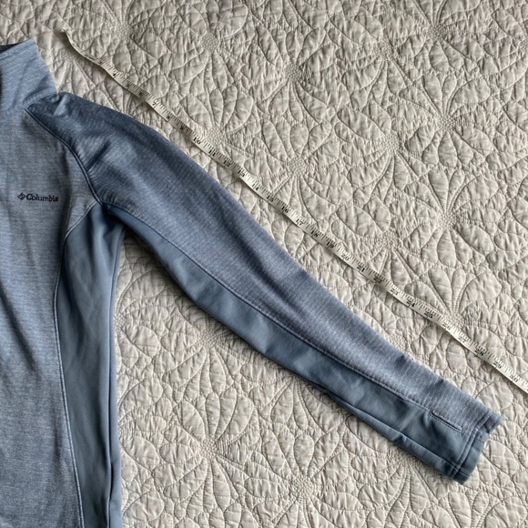 Baby Blue Columbia Quarter-Zip - Picture 5 of 7